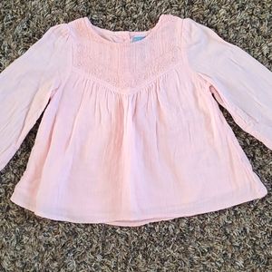 Embroidery peasant top